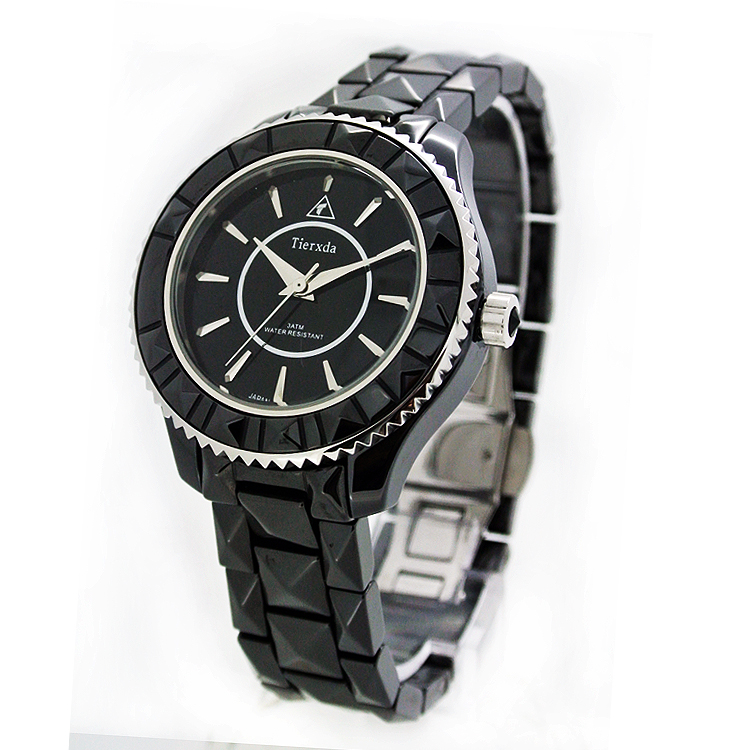 帝达时（Tierxda）手表石英表 韩版时尚陶瓷对表 简约情侣手表8019GL