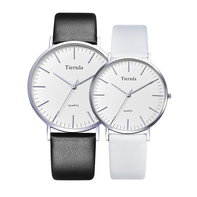 帝达时（Tierxda）手表石英表 简约皮带时尚 情侣手表6047GL