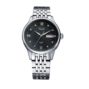 帝达时（Tierxda）手表全自动机械表男表 防水夜光双日历时尚男士手表9009G