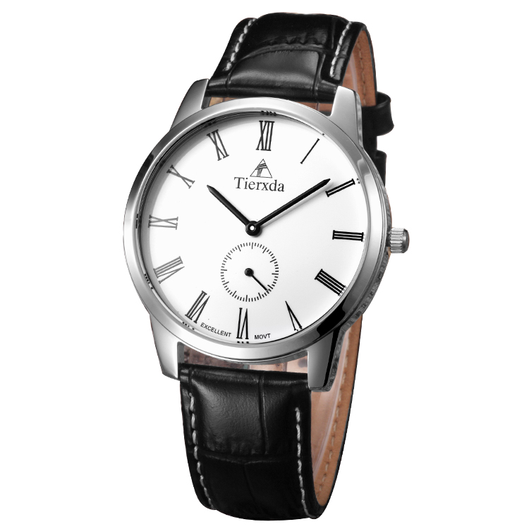 帝达时（Tierxda）手表石英表 简约皮带商务男士手表 时尚男表6016M-3P
